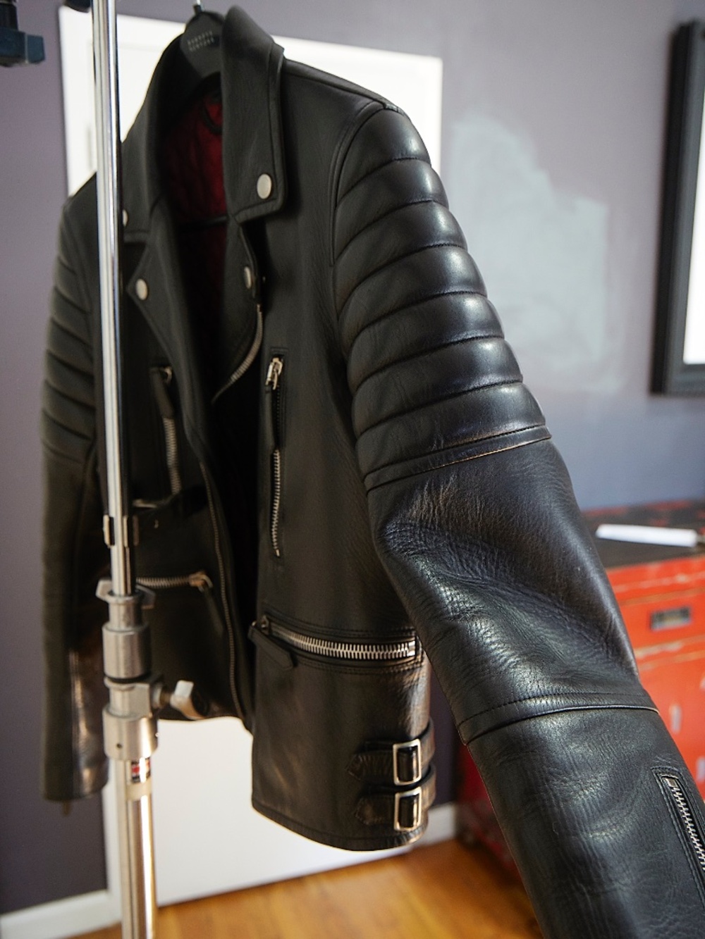 Burberry Prorsum Leather Biker Jacket - Picture 8 of 11